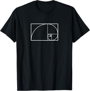 Cool Fibonacci Spiral: Trendy Math Lover Science Teacher T-Shirt