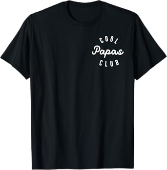 Mens Cool Papas Club, Pregnancy Announcement Cool Papa To Be T-Shirt