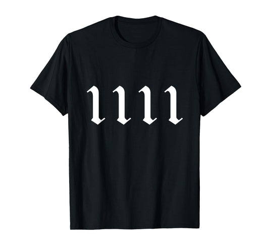 Angel Number 1111 Numerology Mystical Spiritual Number T-Shirt