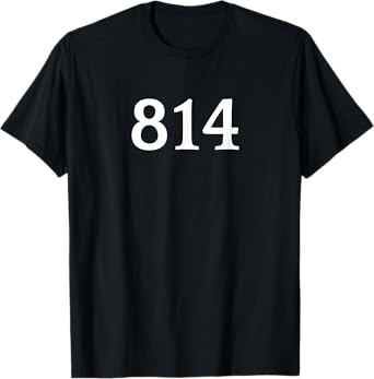 Number 814 T-shirt, # Jersey Sports Birthdays T-Shirt