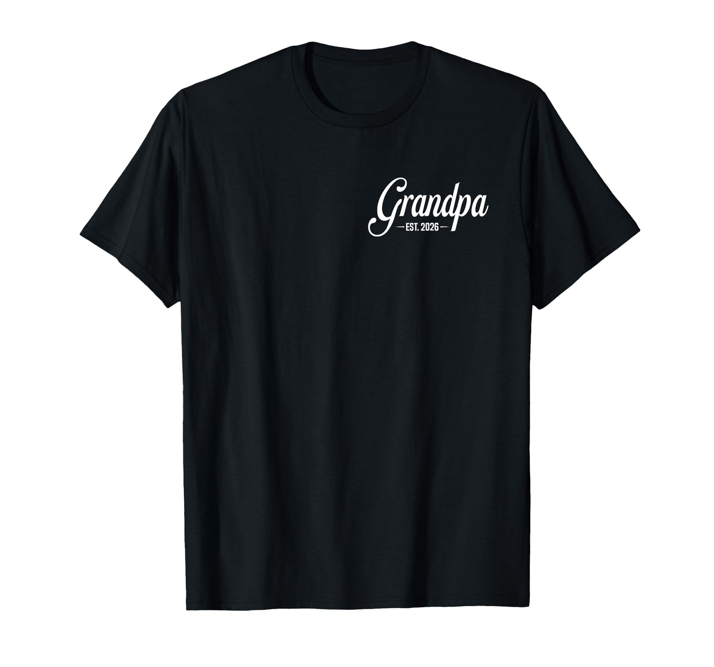 Promoted To Grandpa 2026 Grandpa est 2026 Soon To Be Grandpa T-Shirt