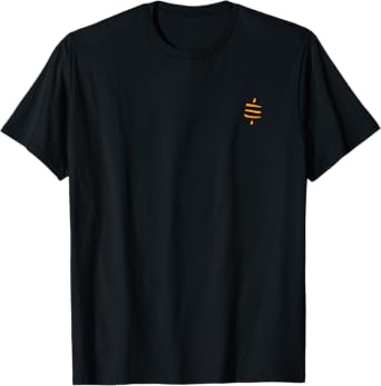 Bitcoin Satoshi Sats Small Symbol Logo Subtle Restrained T-Shirt