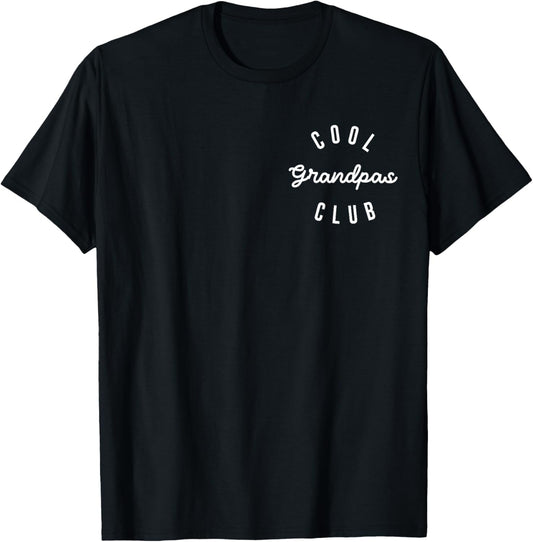 Mens Cool Grandpas Club, Father's Day Best Cool Grandpa T-Shirt