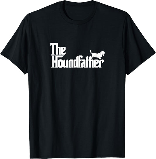 Funny Basset Hound Father Dog Shirt The Houndfather T-shirt T-Shirt