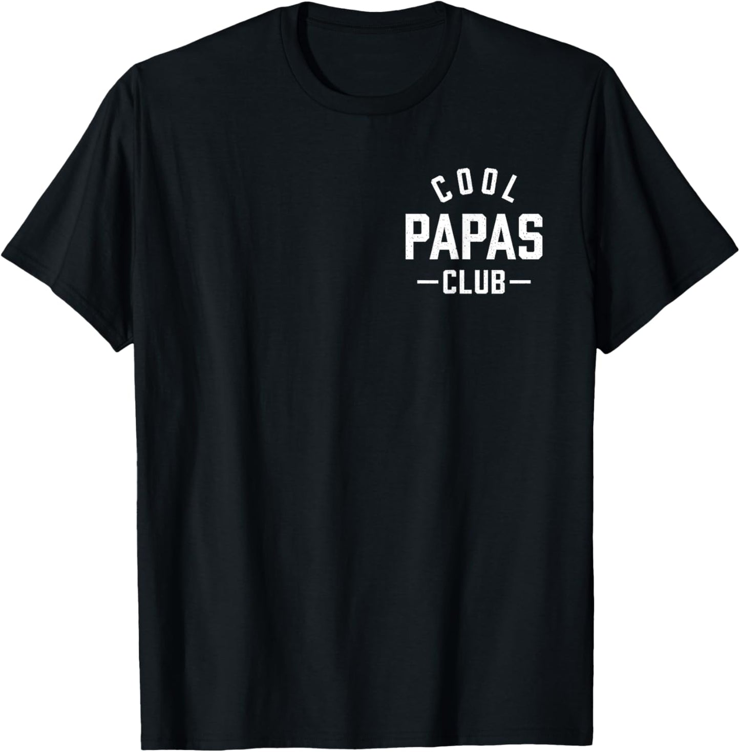 Pocket Cool Papas Club Best Papa Ever Retro Father's Day T-Shirt