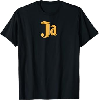Ja Shirt Funny Oktoberfest Vintage German Bavarian Yes T-Shirt