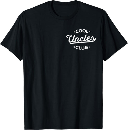 Cool Uncles Club Best Uncle Ever Funny Pocket Fathers Day T-Shirt
