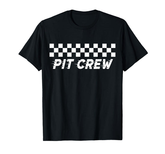Pit Crew Birthday Costume For Race Car Parties T-Shirt