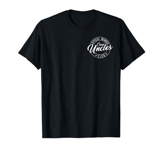 Official Member Cool Uncles Club Retro Uncle Fathers Day T-Shirt