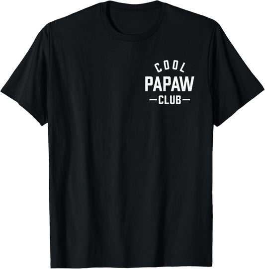 Pocket Cool Papaw Club Best Papaw Ever Retro Father's Day T-Shirt