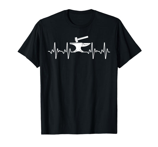 Cool Blacksmith Art For Men Women Anvil Blacksmithing Tools T-Shirt