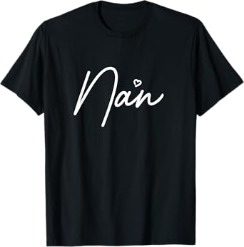 Women's Nan Cute Mother's Day Gift In British Grandma T-Shirt