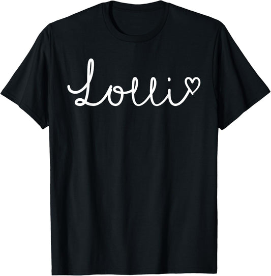 Lolli Gifts For Women Grandma Heart Mother's Day Lolli T-Shirt