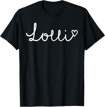 Lolli Gifts For Women Grandma Heart Mother's Day Lolli T-Shirt