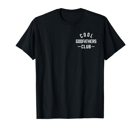 Pocket Cool GodFathers Club Best Dad Ever Retro Father's Day T-Shirt