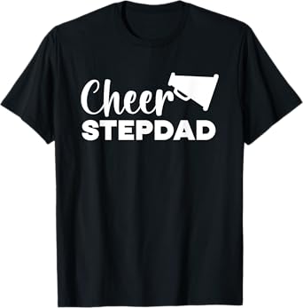 Cheer Stepdad Cheerleading Step Dad Cheerleader Stepfather T-Shirt