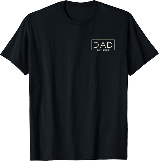 Dad Est. 2024 Logo T-Shirt - Dad Since 2024