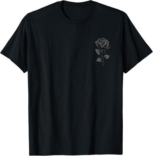 199 Flowers Black Rose Graphic T-Shirt, Small