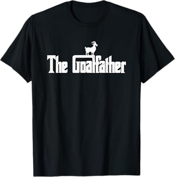 The Goatfather Funny Goat Farm Birthday Party Gift Supplies T-Shirt