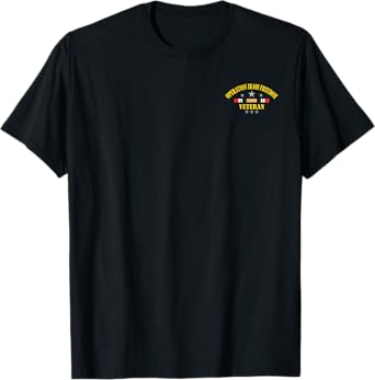 Iraq Operation Iraqi Freedom Veteran Day Gifts Men Women T-Shirt