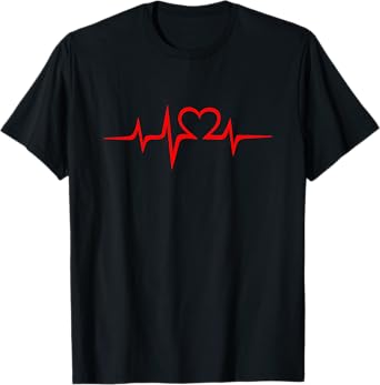 Heart, pulse, heartbeat, love, I love you, Valentine's Day T-Shirt