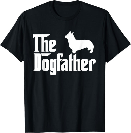 Funny The Dogfather T Shirt | Gift T Shirt For Corgi Lovers T-Shirt