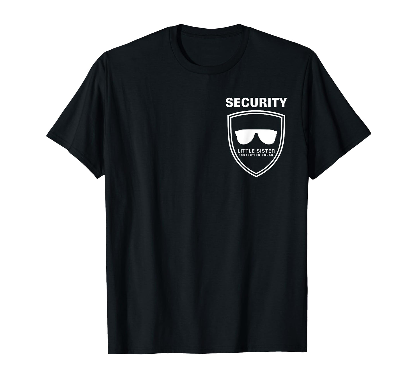 Security Little Sister Protection Squad Funny Brothers Boys T-Shirt