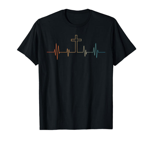 Unique Christan Art For Men Women Cross Jesus Religious T-Shirt