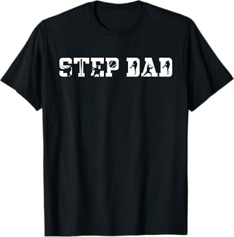 Step Dad Proud Baseball Stepdad Baseball Player Step Father T-Shirt