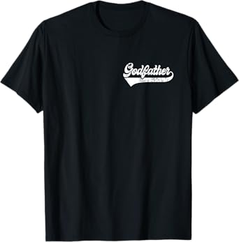 Mens Godfather Vintage Retro Father's Day for Papa Grandpa T-Shirt