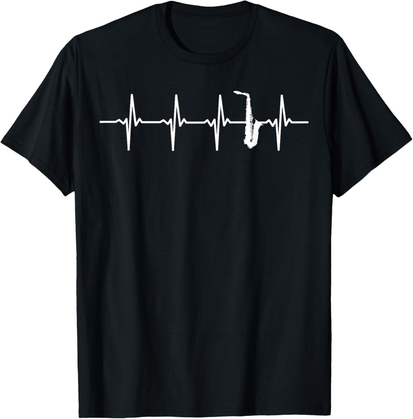Saxophone heartbeat t-shirt for saxophonists T-Shirt