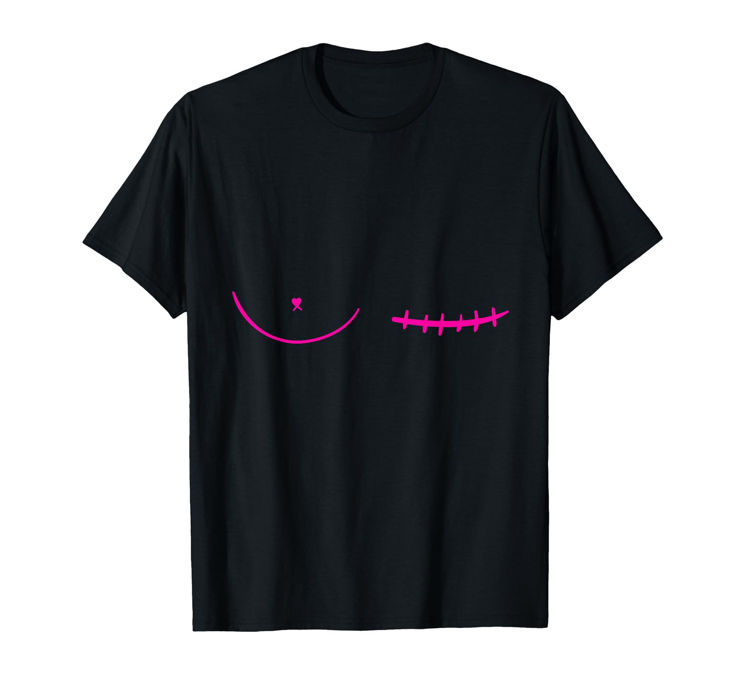 Left Mastectomy Scar Breast Cancer Survivor T-Shirt