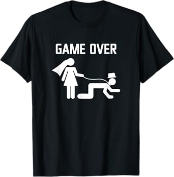 Funny Bride Groom Wedding Bachelor Bachelorette Party T-Shirt