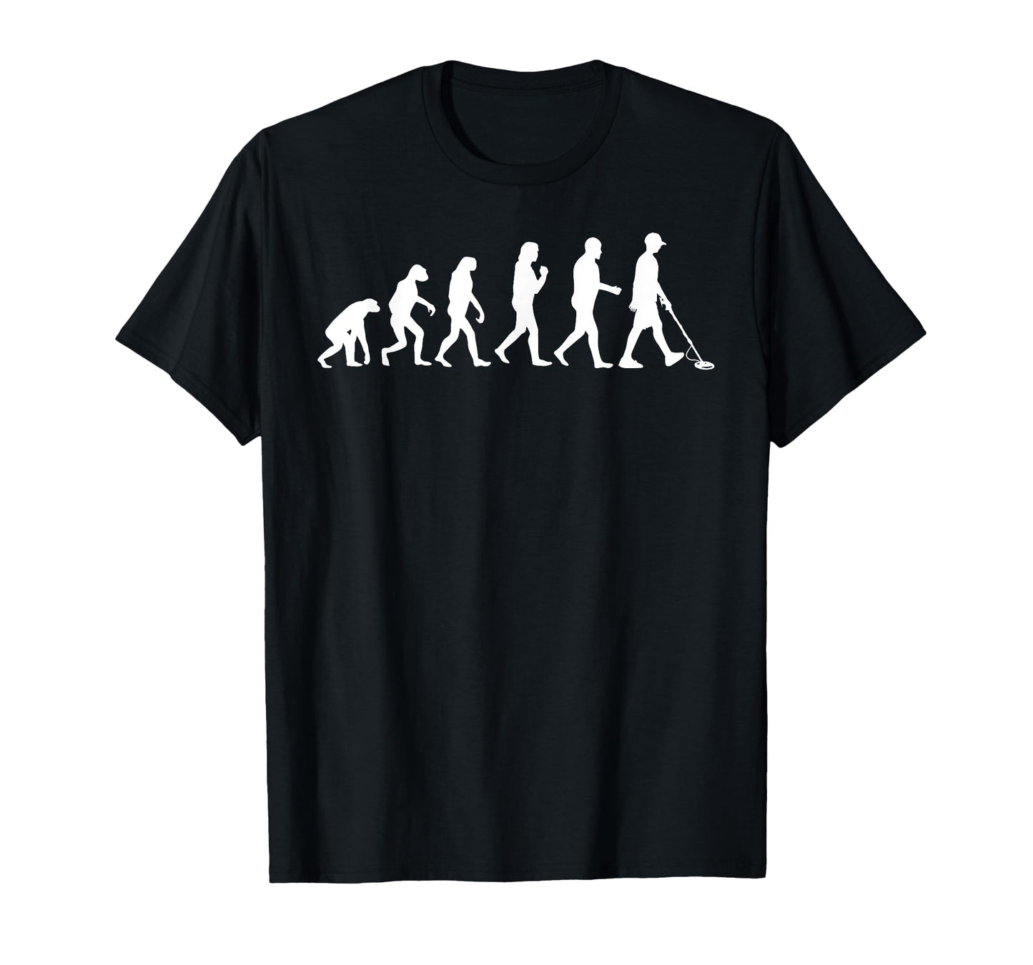 Funny Metal Detecting Art for Men Women Adult Metal Detector T-Shirt