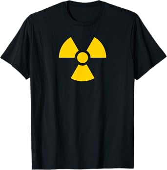 Radioactive Symbol T-Shirt Novelty Shirt T-Shirt