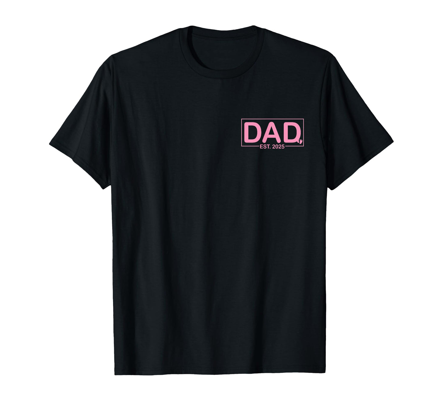 Dad Est. 2025 Logo Girl Loading New Dad To Be T-Shirt
