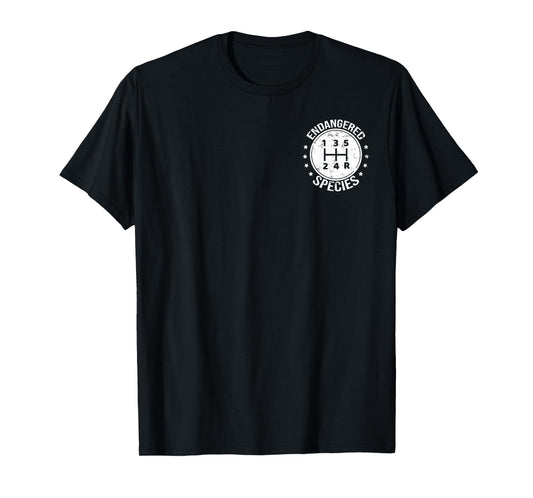 Endangered Specie Gear Shift Manual Transmission Car Lover T-Shirt