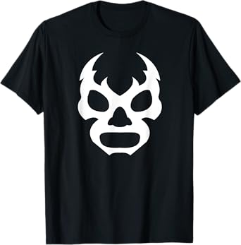 Cool Mexico Wrestling Mask Combat Sports Lover Lucha Libre Face Funny Mexican Wrestler Hero Gift For Men T-Shirt