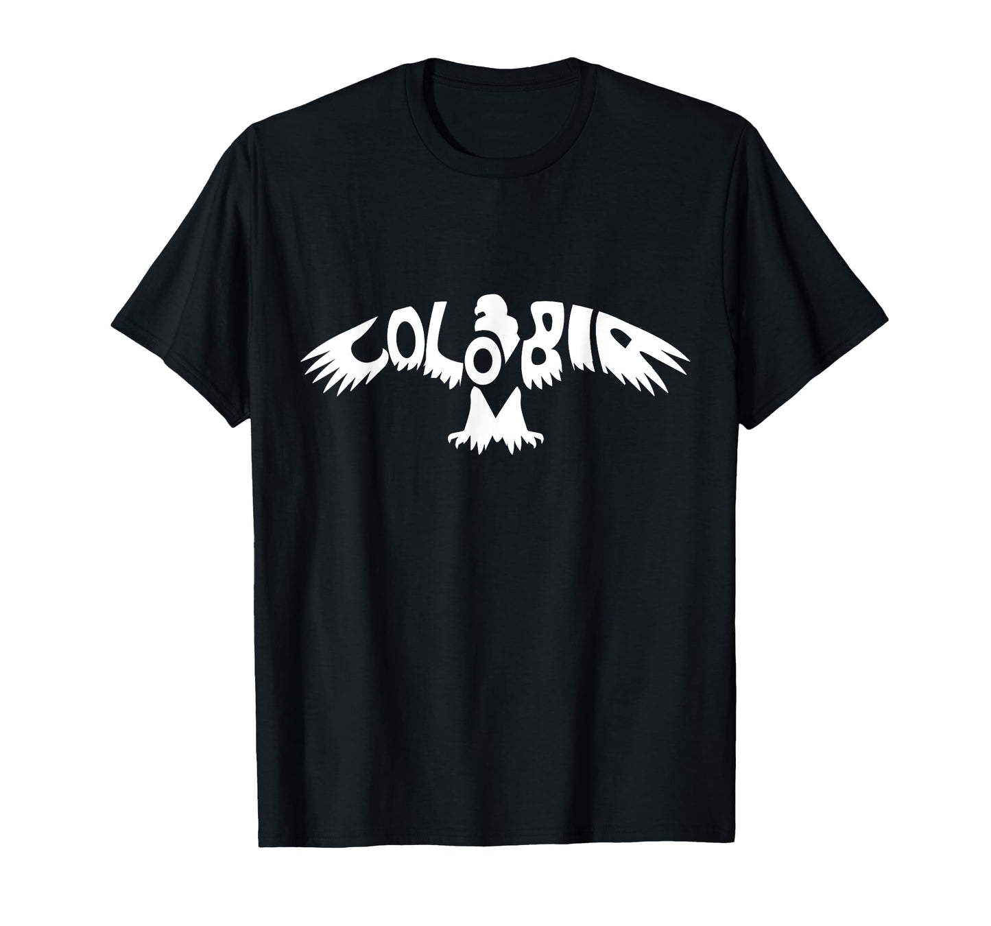 Colombia Andean Condor Text Art - Colombian Pride T-Shirt