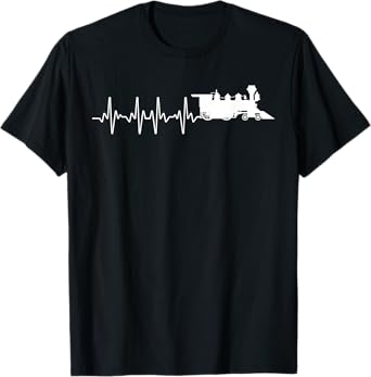 Cool Train Art For Men Boys Locomotive Model Train Collector T-Shirt