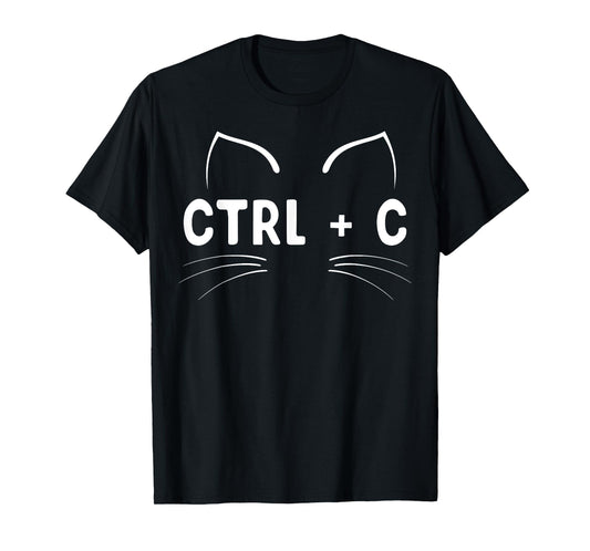Copy Cat Halloween Costume for Cat Lover Pet Owner Couples T-Shirt