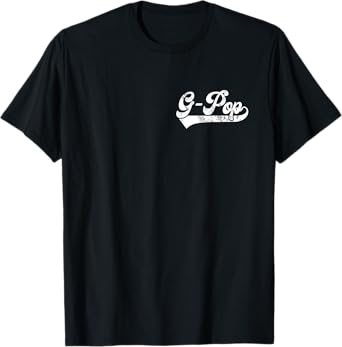 Mens G-pop Vintage Retro Father's Day for Papa Grandpa T-Shirt