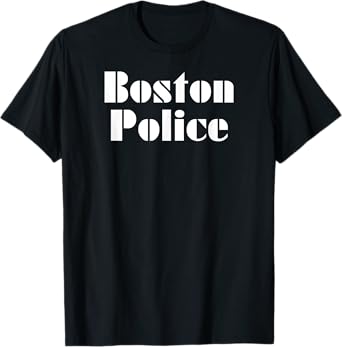 Boston PD Shirt Vintage Police Tee T-Shirt