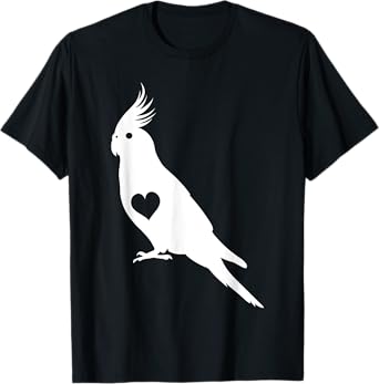 Cool Cockatiel Art For Men Women Parrot Bird Cockatiel Lover T-Shirt
