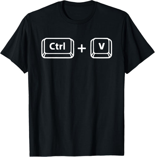 Copy Paste Ctrl C Ctrl V Dad Son Happy Father's Day Family T-Shirt