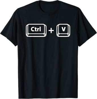 Copy Paste Ctrl C Ctrl V Dad Son Happy Father's Day Family T-Shirt