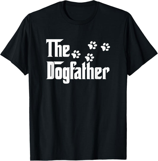 The Dogfather T Shirt Dad Fathers Day Gift Dog Lover T-Shirt
