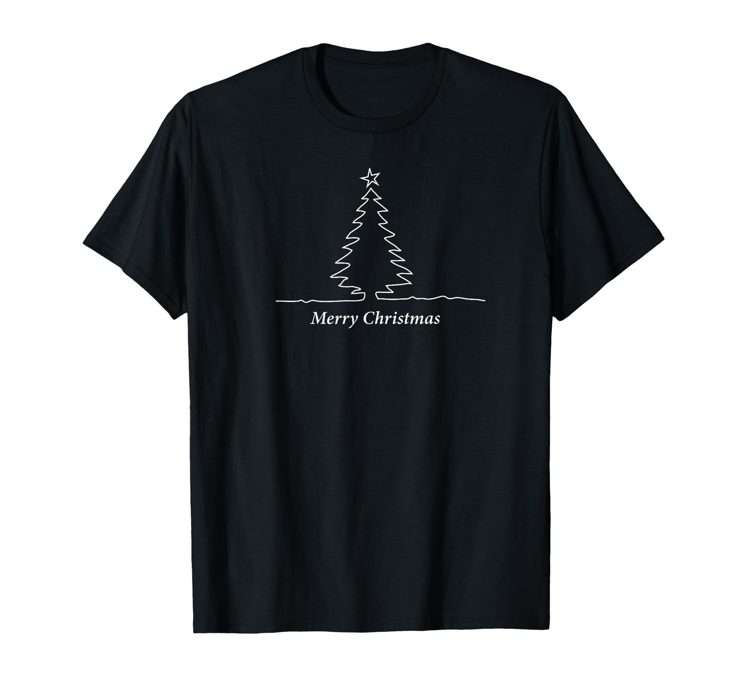 Simple Christmas Tree Men, Women, Kids, Family Matching T-Shirt