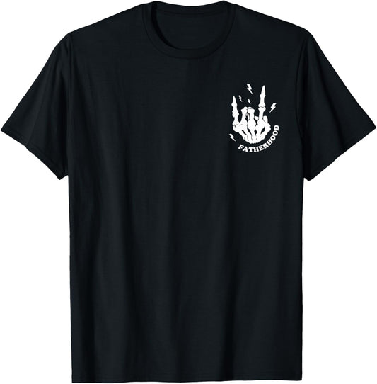 Fatherhood Some Days I Rock It Father's Day Skeleton Dad T-Shirt