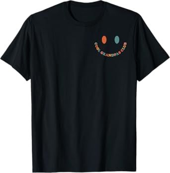 Cool Grandpas Club Official Member Father's Day 2 Sides T-Shirt